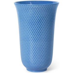 Rhombe Color Vase H20 Blå Porcelæn Lyngby Porcelæn Blue BLUE H20CM