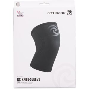 Rx Knee-Sleeve 7Mm Rehband Black CARBON BLACK S,M,L,XL,XXL