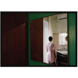 Poster Lady In Mirror Democratic Gallery Green PINK 35X50,21X30,50X70