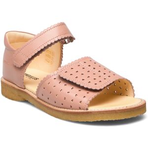 Sandals - Flat - Open Toe - Clo ANGULUS Pink 1470 DARK PEACH 27 x 17.90,31 x 20.40,32 x 21.00,33 x 21.70