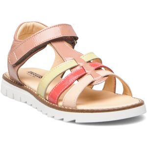 Sandals - Flat - Open Toe - Op ANGULUS Patterned 1305/1304/1318/1320 D.PEACH/PE 30 x 19.80,31 x 20.40,32 x 21.00,34 x 22.30,35 x 23.00,36 x 23.70,39,40