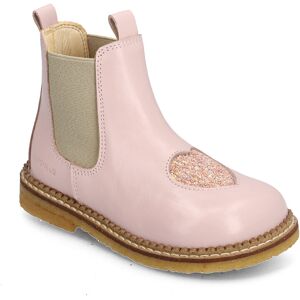 Booties - Flat - With Elastic ANGULUS Pink 2711/2750/010 PALE ROSE/ROSE G 25 x 16.40,26 x 17.00,27 x 17.70,28 x 18.50,29 x 19.10,30 x 19.80,32 x 21.10