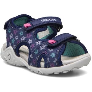 J Sandal Whinberry G GEOX Blue NAVY/PINK 24,25,26,27,28,29,30,31,32,33,34,35