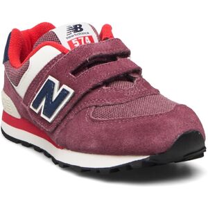 New Balance 574 Hook & Loop New Balance Pink WASHED BURGUNDY 35 M