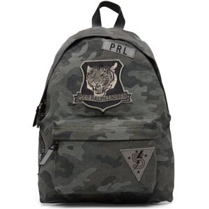 Tiger-Patch Camo Canvas Backpack Polo Ralph Lauren Grey GREYSCALE TIGER C ONE SIZE