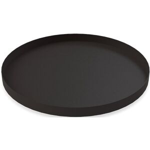 Tray Circle 400X20Mm Cooee Design Black BLACK ONE SIZE