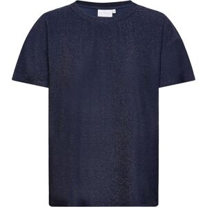 Shimmer Tee In Lurex Jersey Coster Copenhagen Blue ROYAL BLUE SHIMMER XS,S,M,L