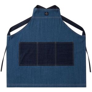 Patchwork Cotton Denim Apron Lexington Home Blue BLUE 90X75CM