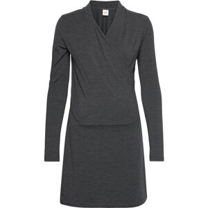 Merino Wool Wrap Dress Boob Grey DK GREYMELANGE M,L,XL