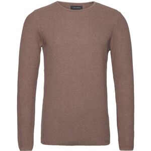 Lauritz Crew Knit Clean Cut Copenhagen Brown DARK CAMEL MELANGE XS,S,M,L,XL,XXL,XXXL