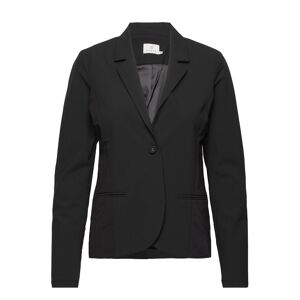 Kaalma Jillian Blazer Kaffe Black BLACK W. ROSA/SILVER LUREX 34,38