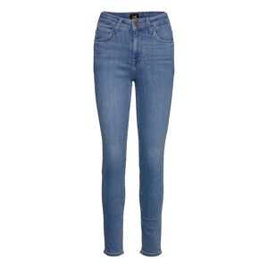 Scarlett High Lee Jeans Blue MID LINA 24 x 31