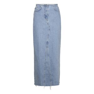 Long Denim Skirt Mango Blue OPEN BLUE XS,S,M,L,XL