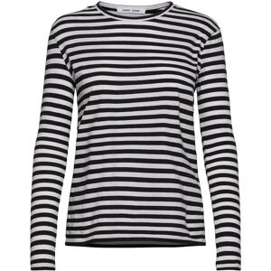 Nobil T-Shirt Ls St 205 Samsøe Samsøe Black BLACK WHITE ST. XS,S,M,L