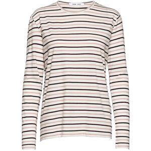 Nobil T-Shirt Ls St 205 Samsøe Samsøe White CHOCO BARK ST. XS,S,M,L,XL