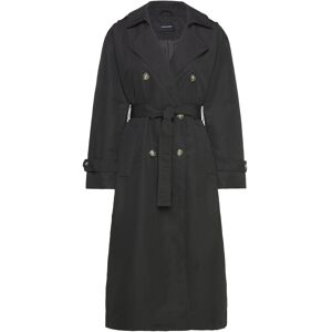 Vmchloe Long Trenchcoat Noos Vero Moda Black BLACK XS,S,M,L