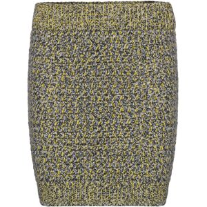 Norma Mouline Knit Mini Skirt Wood Wood Yellow DARK GREY XS,S,M,L