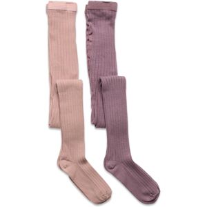 Cotton Rib Tights Mp Denmark Purple LILAC SHADOW 56-62,68-74,80,92,98