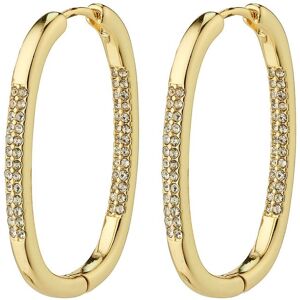 Star Recycled Hoops Pilgrim Gold GOLD PLATED ONE SIZE