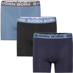 Cotton Stretch Boxer 3P Björn Borg Navy MULTIPACK 7 S,M,L,XL,XXL