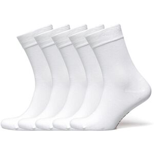 Bamboo Solid Crew Sock Frank Dandy White WHITE 36-40