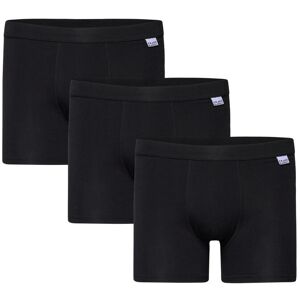 3-P Bamboo Boxer Frank Dandy Black BLACK S,M,L,XL,XXL