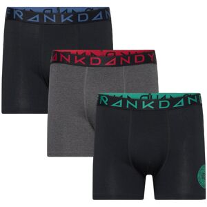 3-P Patch Organic Boxer Frank Dandy Black BLACKGREEN/BLACKRED/BLACKBLUE M