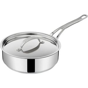 Jamie Oliver Cook's Classics Sautepan 24 Cm / 3,3 L. W. Lid Stainless Steel Jamie Oliver Tefal Silver STAINLESS STEEL ONE SIZE