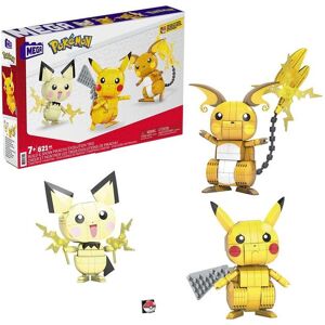 Pokémon Build And Show Pikachu Evolution Trio Mega Patterned MULTI COLOR ONE SIZE