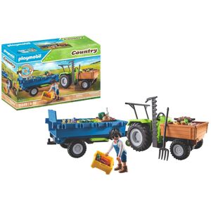 Country Traktor Med Anhænger - 71249 PLAYMOBIL Patterned MULTICOLORED ONE SIZE