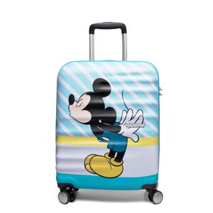Wavebreaker Disney - Kiss Spinner 55 Mickey Blue Kiss American Tourister Patterned MICKEY BLUE KISS ONE SIZE