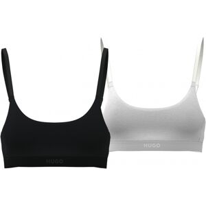 Hugo 2pak Bralette I Sort & Hvid Til Kvinder - Outlet Hvid XL Hugo 2pak Bralette I Sort & Hvid Til Kvinder - Outlet Hvid XL