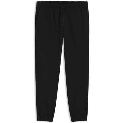 Boss Locsin Modern Fit Joggingbukser I Sort Bomuld Til Herre L Boss Locsin Modern Fit Joggingbukser I Sort Bomuld Til Herre L