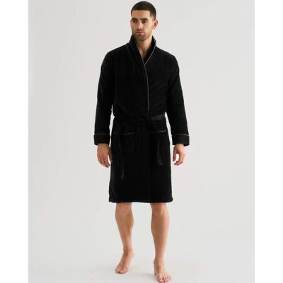 Jbs Velourbadekåbe I Sort Til Herre – S-5xl Sort 3XL Jbs Velourbadekåbe I Sort Til Herre – S-5xl Sort 3XL