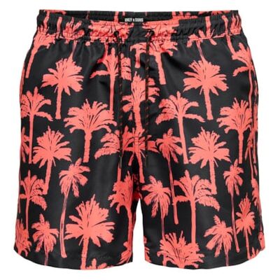 Only & Sons Badeshorts I Dark Navy Til Herre Navy L Only & Sons Badeshorts I Dark Navy Til Herre Navy L