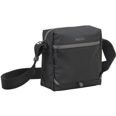 Boss Stenson Zip Skuldertaske I Sort Til Herre Onesize Boss Stenson Zip Skuldertaske I Sort Til Herre Onesize