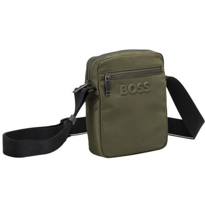 Boss Catch Zip Skuldertaske I Grøn Til Herre Onesize Boss Catch Zip Skuldertaske I Grøn Til Herre Onesize