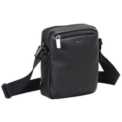 Boss Jace Zip Skuldertaske I Sort Polyester Til Herre Onesize Boss Jace Zip Skuldertaske I Sort Polyester Til Herre Onesize