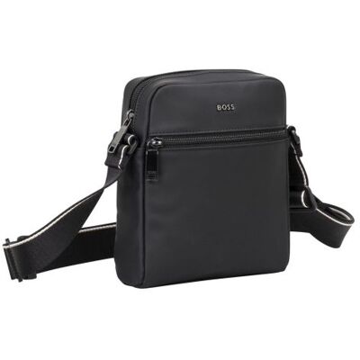 Boss Zeph Zip Skuldertaske I Sort Til Herre Onesize Boss Zeph Zip Skuldertaske I Sort Til Herre Onesize