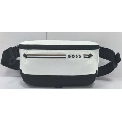 Boss Stenson Bumbag Bæltetaske I Hvid Til Herre Onesize Boss Stenson Bumbag Bæltetaske I Hvid Til Herre Onesize