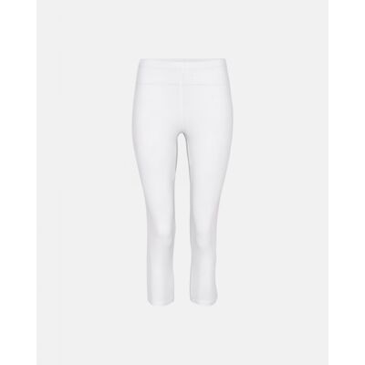 Decoy Capri Leggins I Økologisk Bomuld I Hvid Hvid S Decoy Capri Leggins I Økologisk Bomuld I Hvid Hvid S
