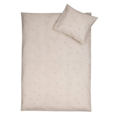 Baby Sengetøj 70x100 Cm - Beige Baby Sengesæt Med Kaniner - 100% Blød Bomulds Sengelinned - Nordstrand Home Beige Baby Sengetøj 70x100 Cm - Beige Baby Sengesæt Med Kaniner - 100% Blød Bomulds Sengelinned - Nordstrand Home Beige