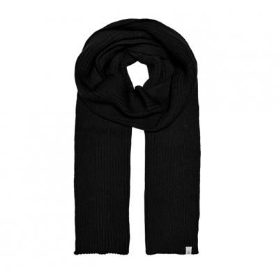 Only & Sons Rib Knit Scarf Til Herre I Sort Sort Onesize Only & Sons Rib Knit Scarf Til Herre I Sort Sort Onesize