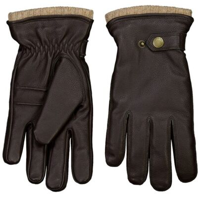 Lindbergh Handsker Med Læder I Brun Til Herre – Model 30-995014 Brun M Lindbergh Handsker Med Læder I Brun Til Herre – Model 30-995014 Brun M