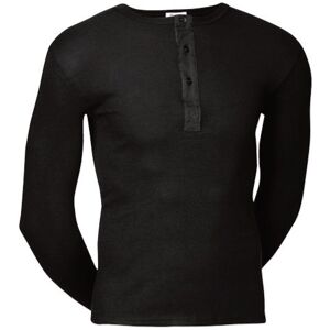 Jbs Langærmet Bomulds T-Shirt I Sort Med Knapper Til Herre Sort L Jbs Langærmet Bomulds T-Shirt I Sort Med Knapper Til Herre Sort L