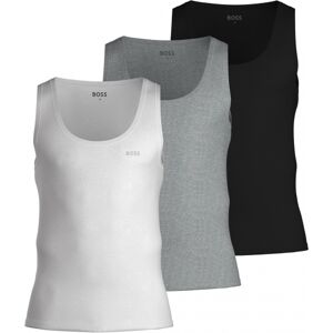 Boss 3pak Tank Top I Hvid, Grå Og Sort Til Herre Sort M Boss 3pak Tank Top I Hvid, Grå Og Sort Til Herre Sort M
