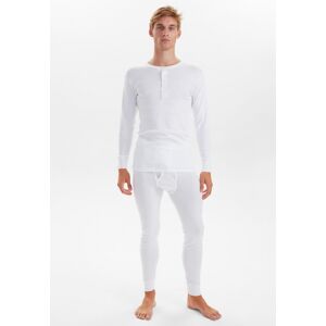 Jbs Langærmet Bomulds T-Shirt I Hvid Med Knapper Til Herre Hvid XL Jbs Langærmet Bomulds T-Shirt I Hvid Med Knapper Til Herre Hvid XL