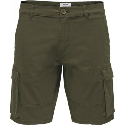 Only & Sons Cargo Shorts I Grøn Til Herre Grøn L Only & Sons Cargo Shorts I Grøn Til Herre Grøn L