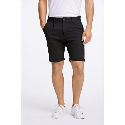 Lindbergh Plisserede Shorts I Sort Til Herre Sort XXL Lindbergh Plisserede Shorts I Sort Til Herre Sort XXL