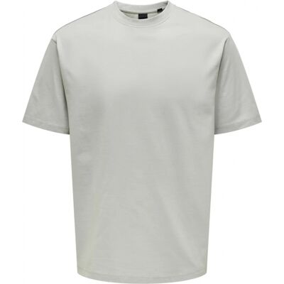 Only & Sons T-Shirt I Mirage Gray Til Herre Relaxed Fit Grå L Only & Sons T-Shirt I Mirage Gray Til Herre Relaxed Fit Grå L